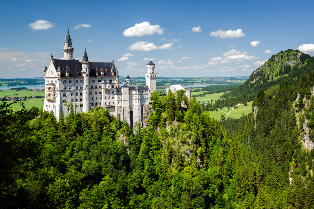 An image of the Neuschwanstein Castle in Bavaria..