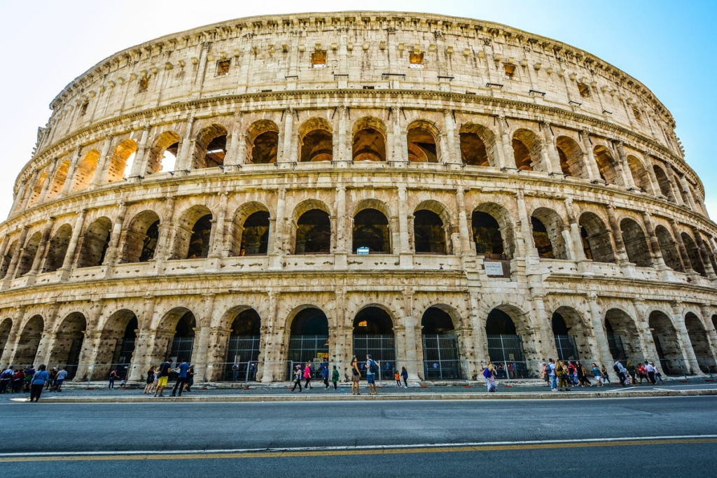 An image of the Roman Coliseum during a senior vacation to Italy.