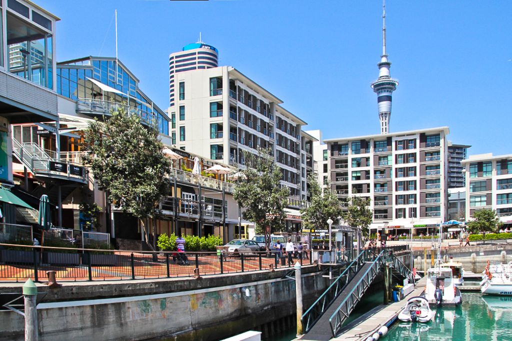 An image of a pier in Auckland.