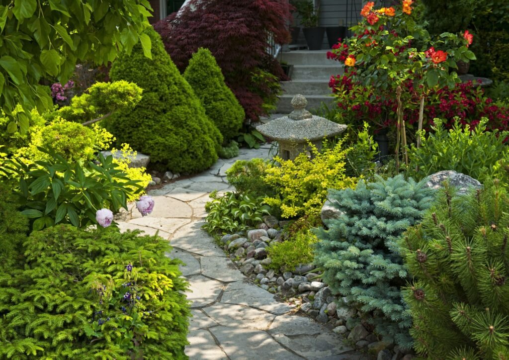 Non-slip path helps seniors lower the risk of fall.
