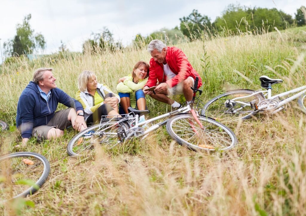 Listen to your body when cycling and take a break if needed.