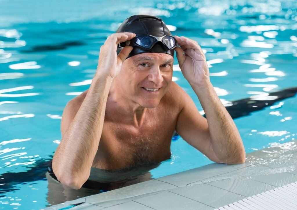 Water aerobics is a great exercise for seniors, but safety is important.
