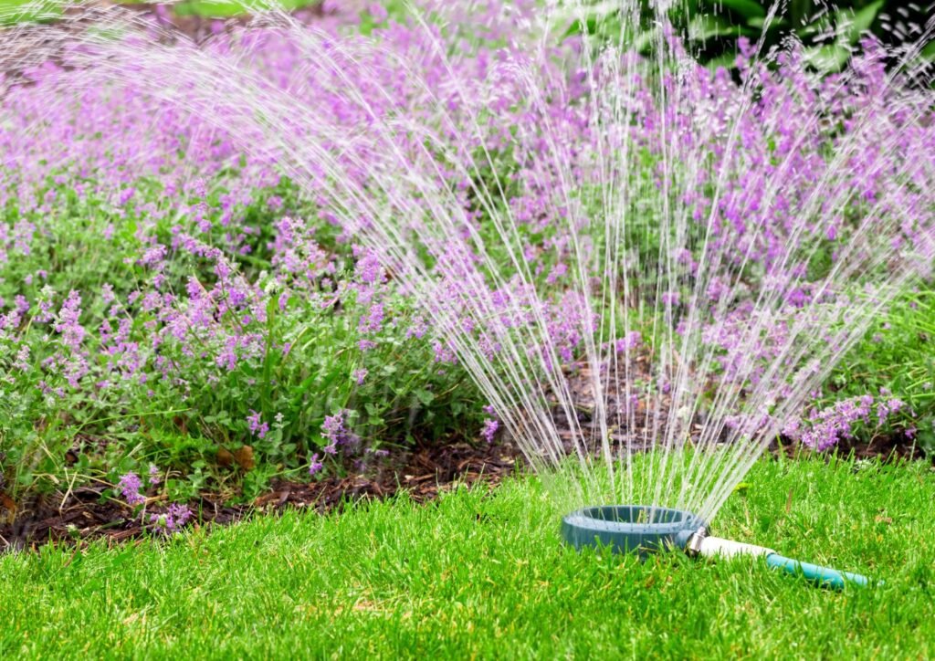 To keep a garden thriving, essential tools include a well-planned watering system like drip irrigation.