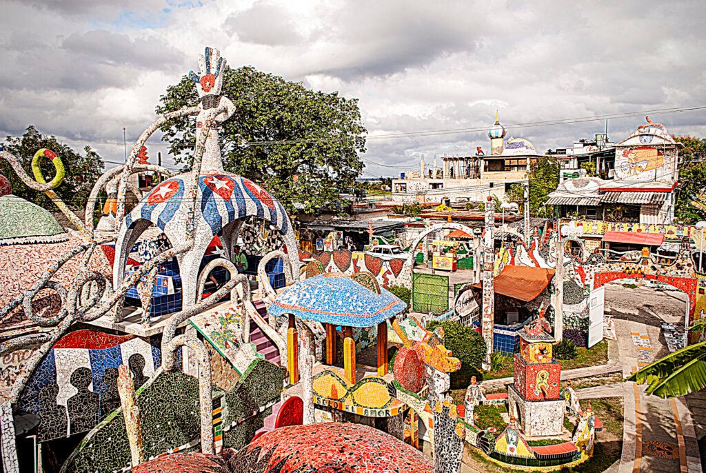 An image of Fusterlandia in havana.