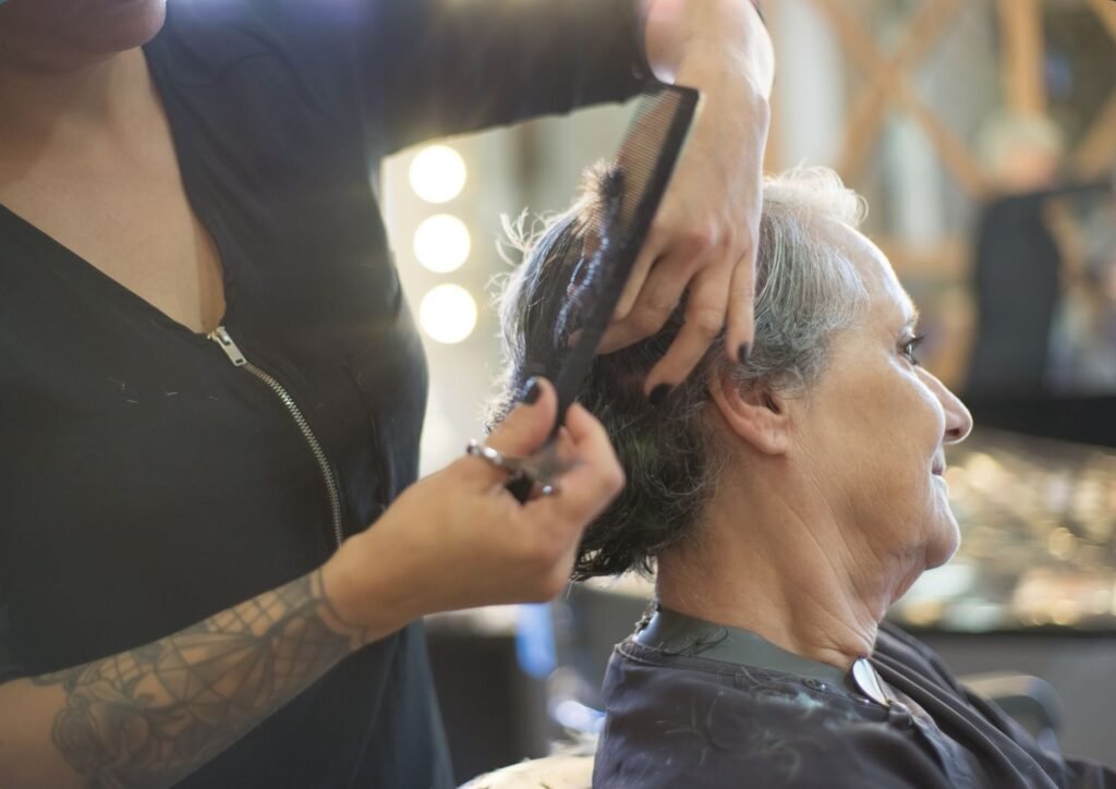 Choosing the right hairstyle for seniors involves considering the shape of their face.
