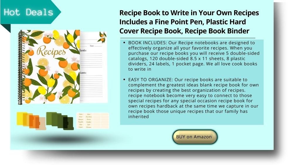 cook book blank