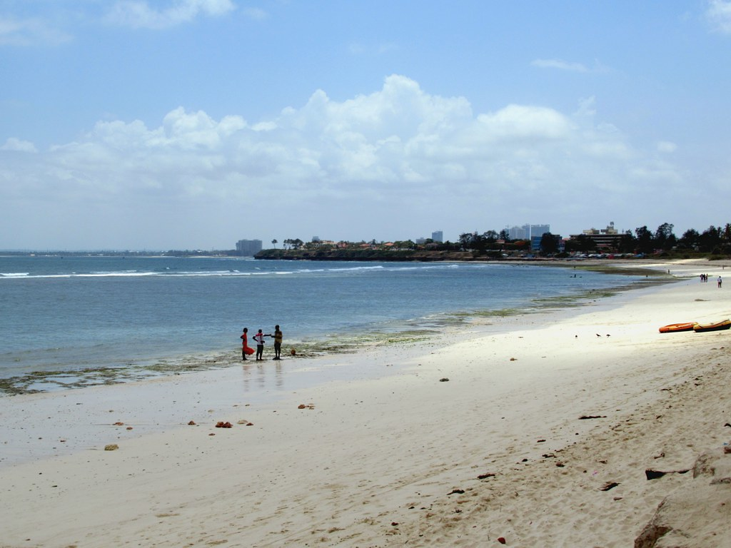 An image of the Coco Beach in Dar es Salaam. 