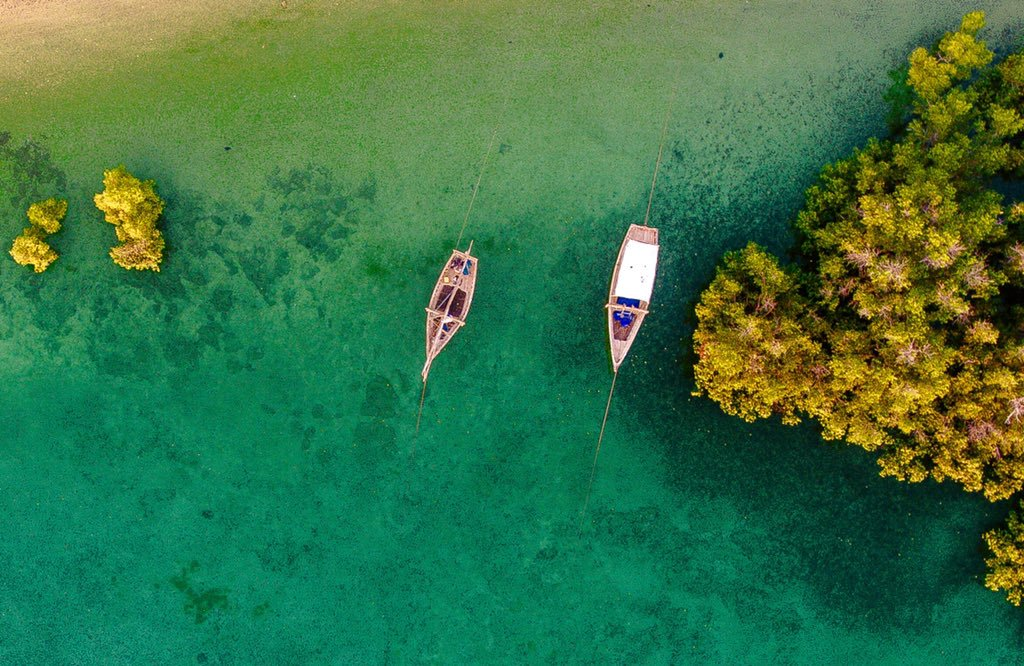An image of the Mbudya Island, one of the location on a senior vacation to Dar es Salaam. 