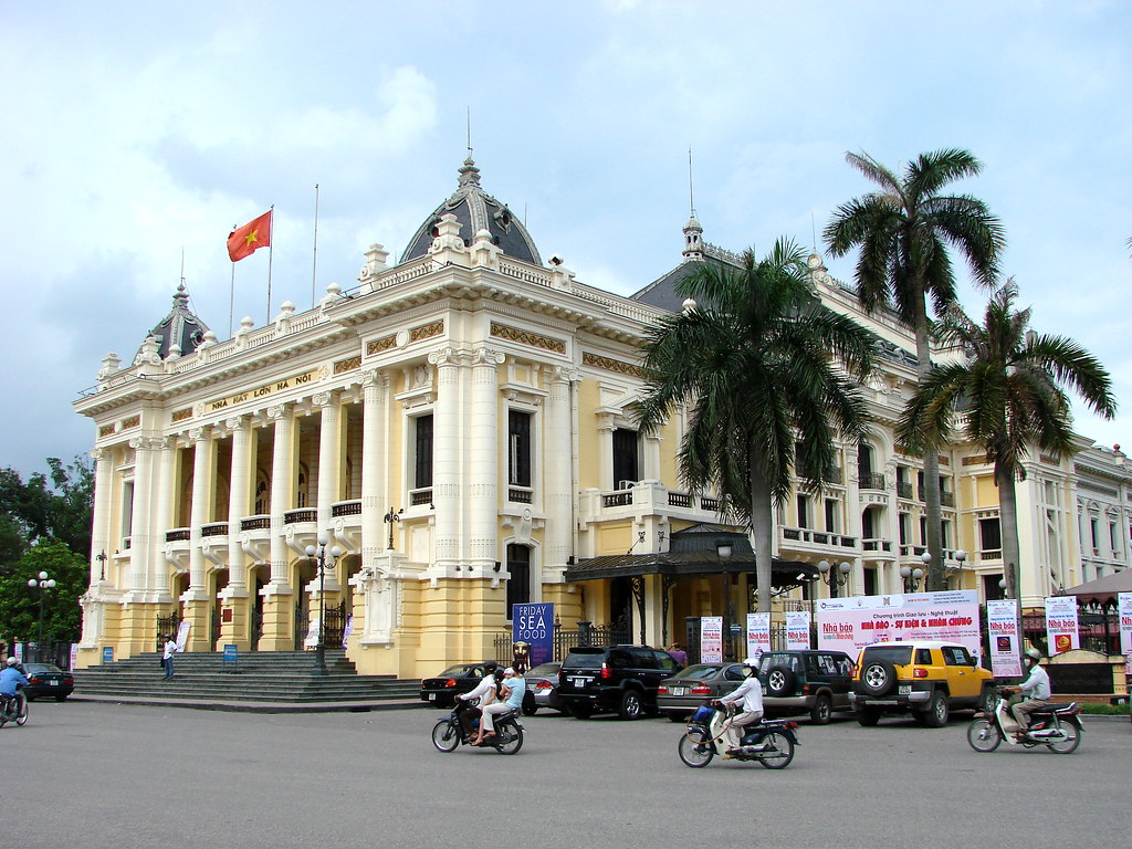 An image of the Hanoi Opera House.