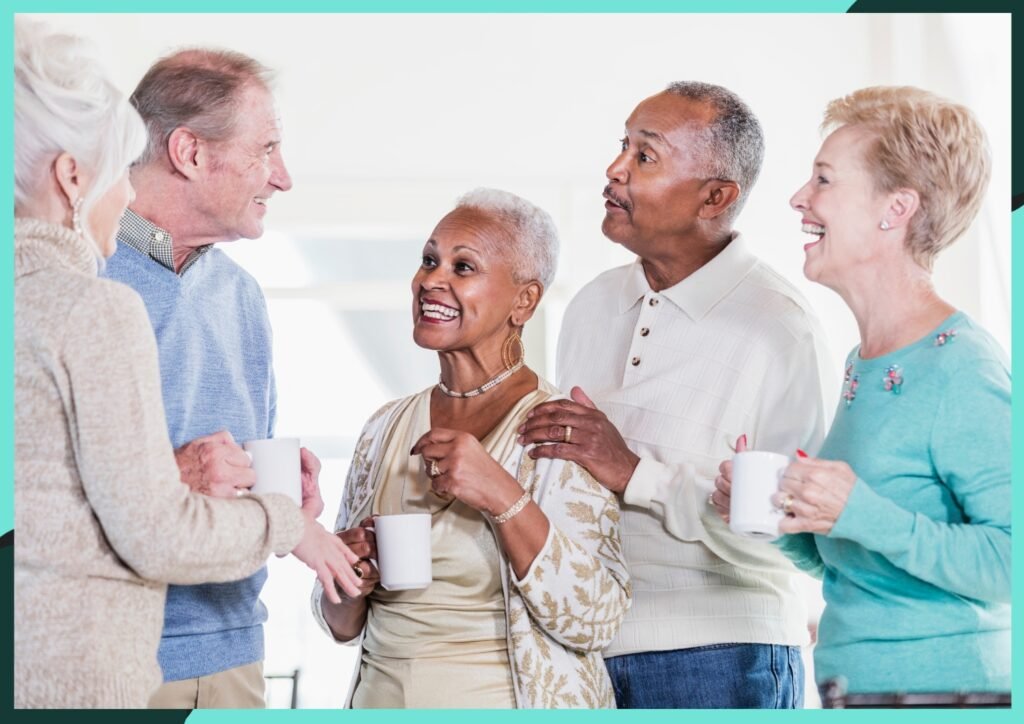 Forming new connections and reaching out to loved ones via a coffee or call can be invaluable.
