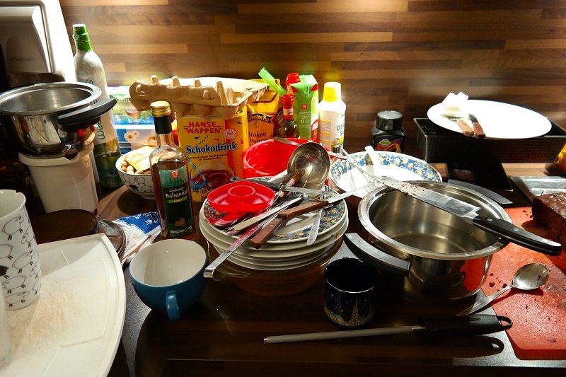 Experts say the kitchen is often a tough area to to clean and organize. 