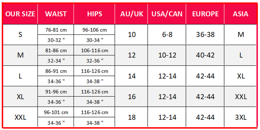 Ments briefs and underpants sizes | My Secret Drawer®