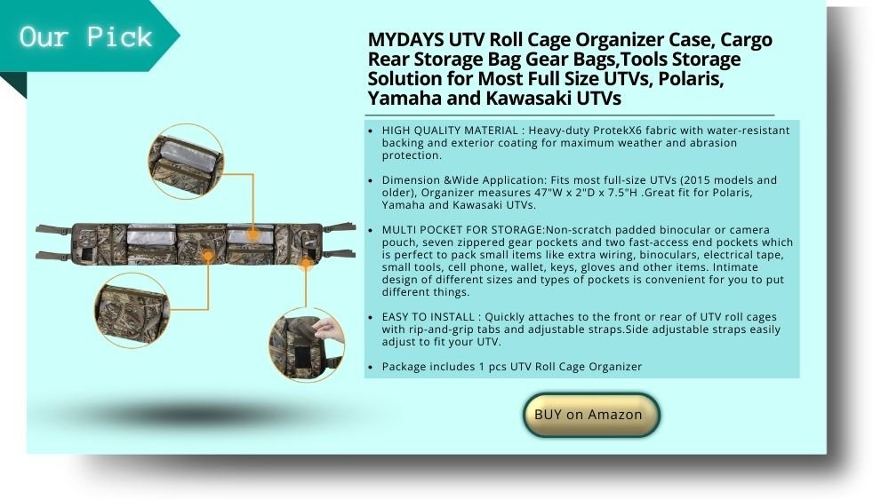 Roll Cage Organizer
