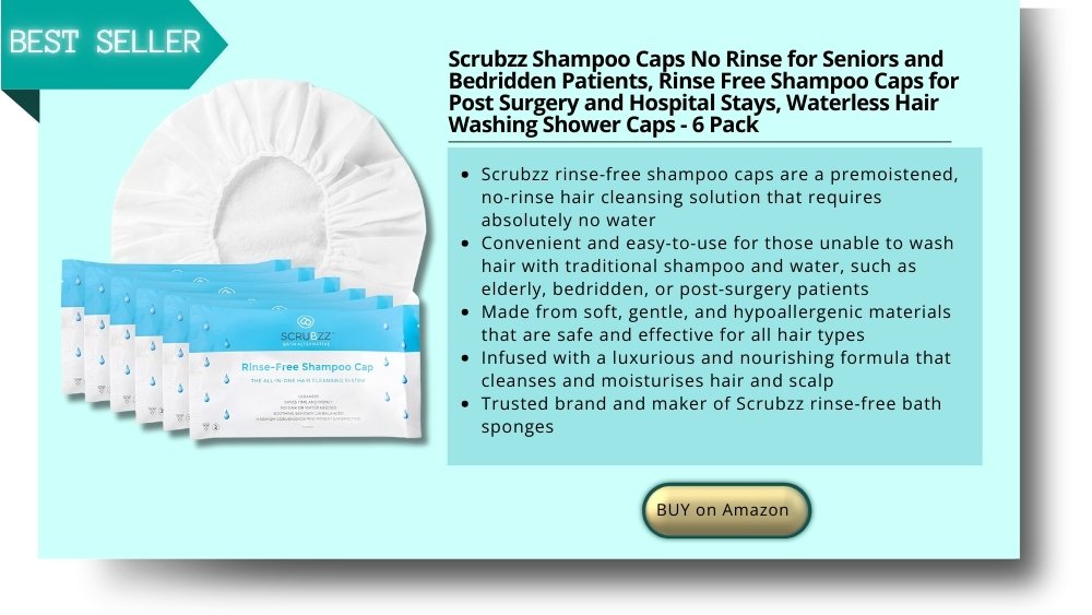 Scrubzz Shampoo Caps No Rinse