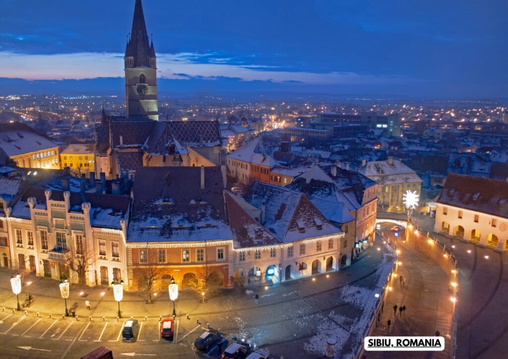 One of the most affordable European travel for seniors is in Sibiu, Romania.